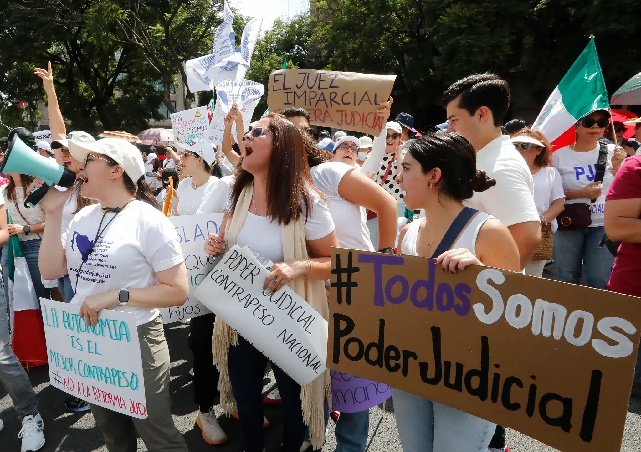 Protesta por la reforma judicial México