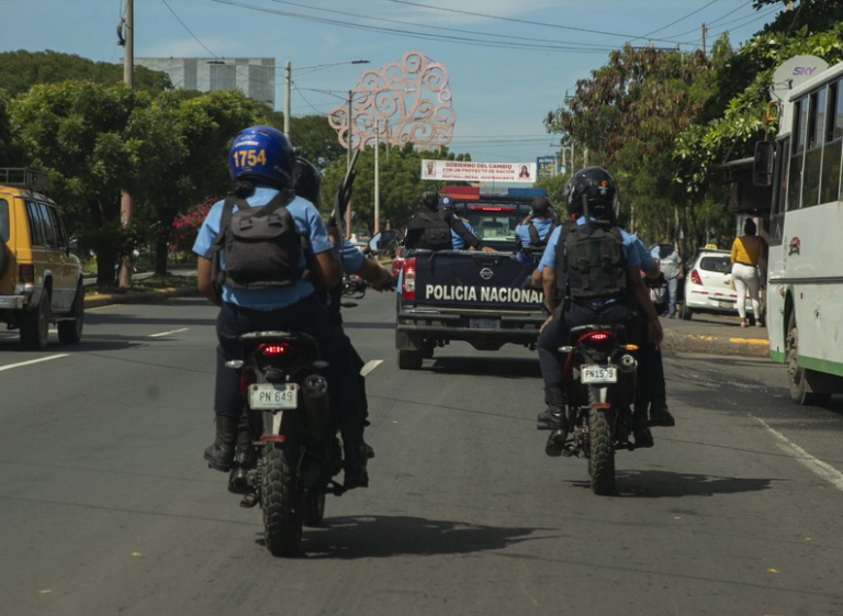 policías calles Nicaragua