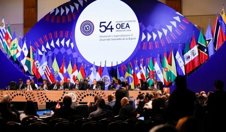 Asamblea General de la OEA en 2024.