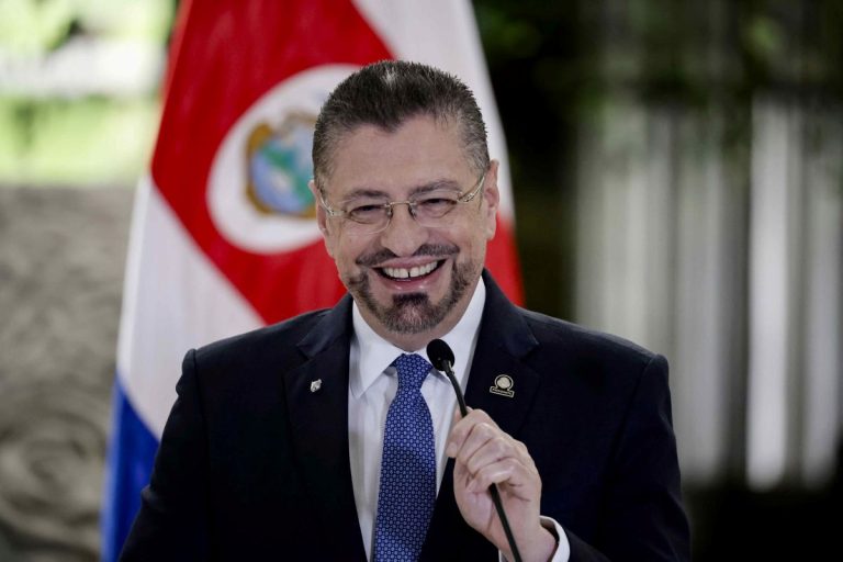 El presidente de Costa Rica, Rodrigo Chaves.