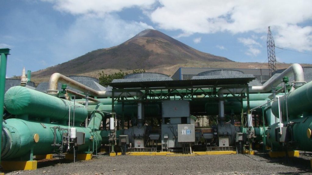 Planta Geotérmica Momotombo, en el occidente de Nicaragua.
