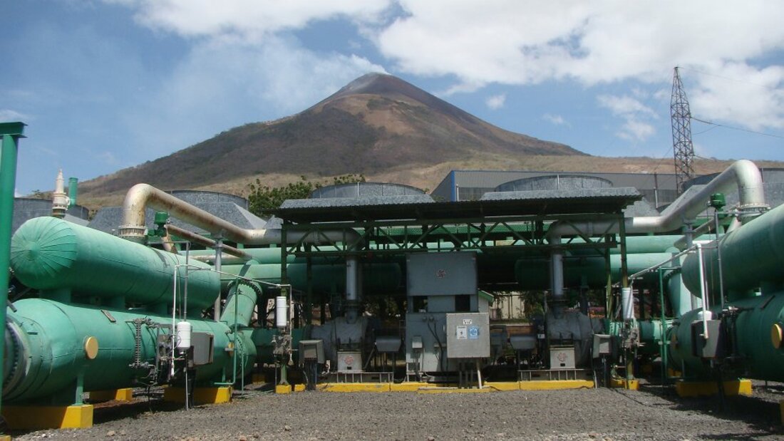 Planta Geotérmica Momotombo, en el occidente de Nicaragua.