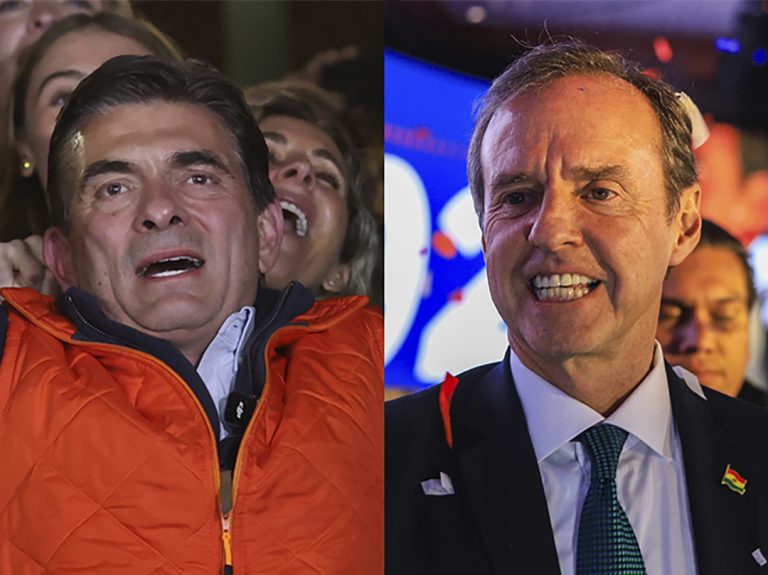 Quiroga y Paz van al balotaje de elecciones en Bolivia sin el MAS