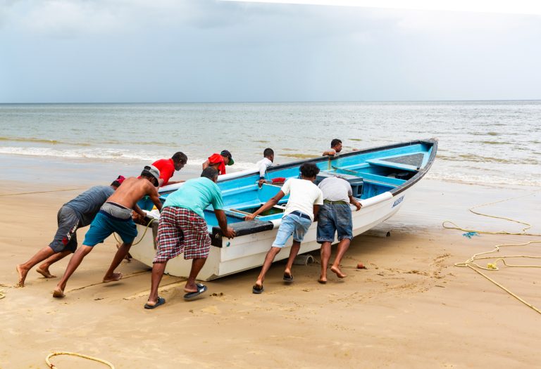 Pescadores de Trinidad y Tobago