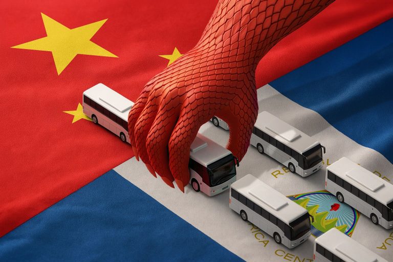 El negocio privado con los buses chinos en Nicaragua