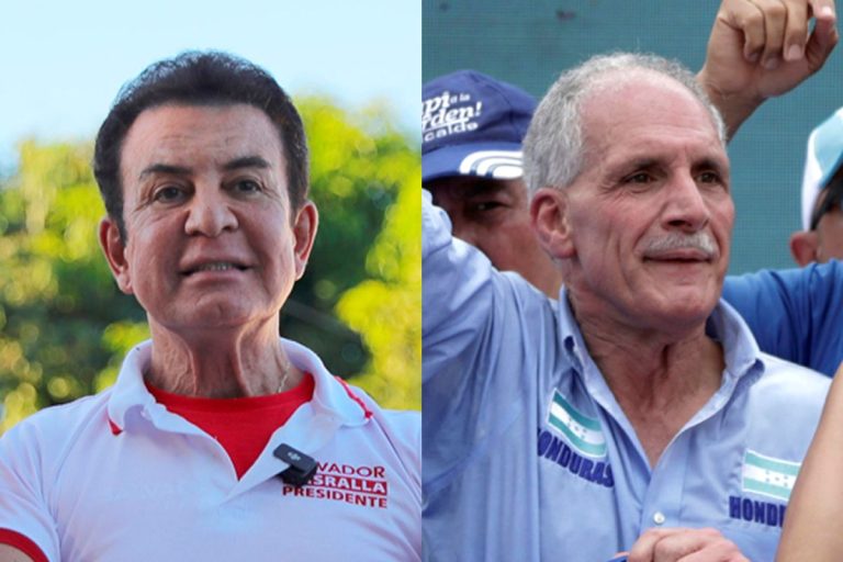 Candidatos presidenciales de Honduras, Salvador Nasralla y Nasry Asfura.