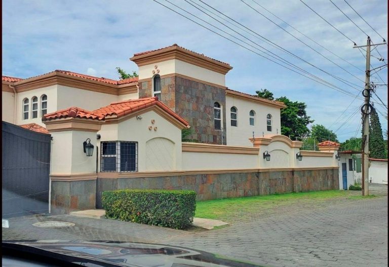 Casa en Managua del prófugo colombiano Carlos Ramón González.