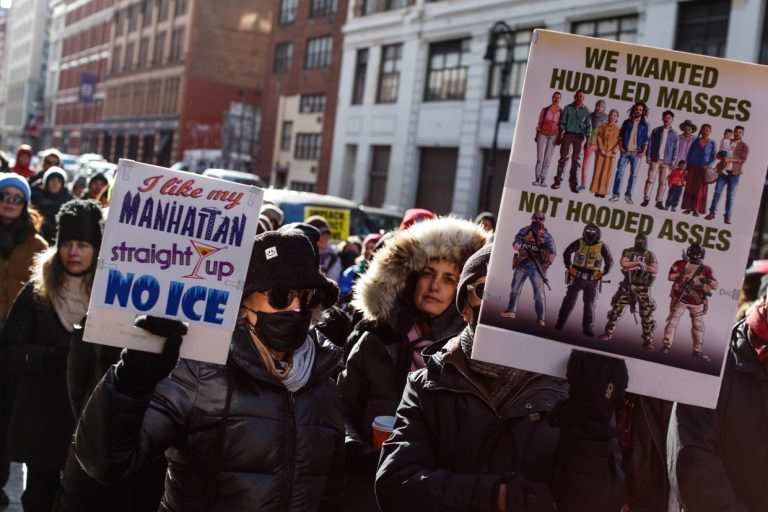 Protesta por la Humanidad en Nueva York
