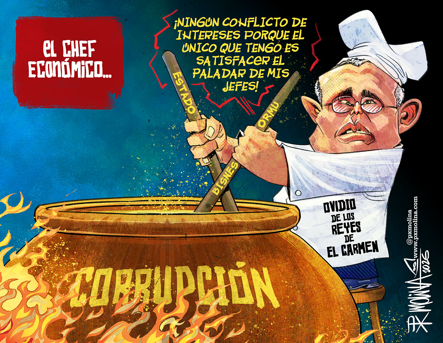 Caricatura del día | El chef económico