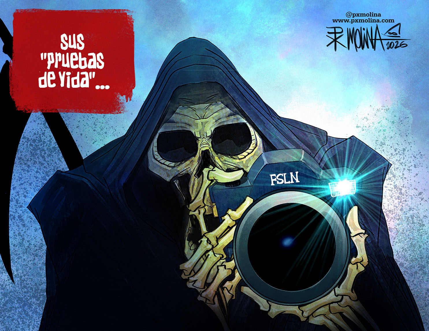 Caricatura del día | Sus “pruebas de vida”