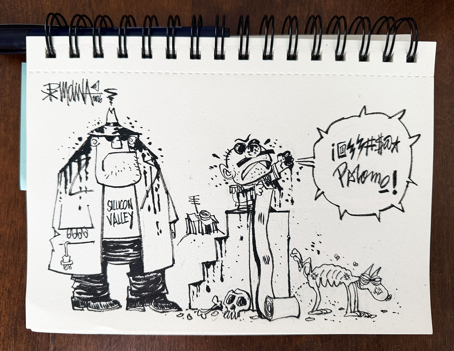 Caricatura del día | Homenaje al gran caricaturista Pepe Palomo