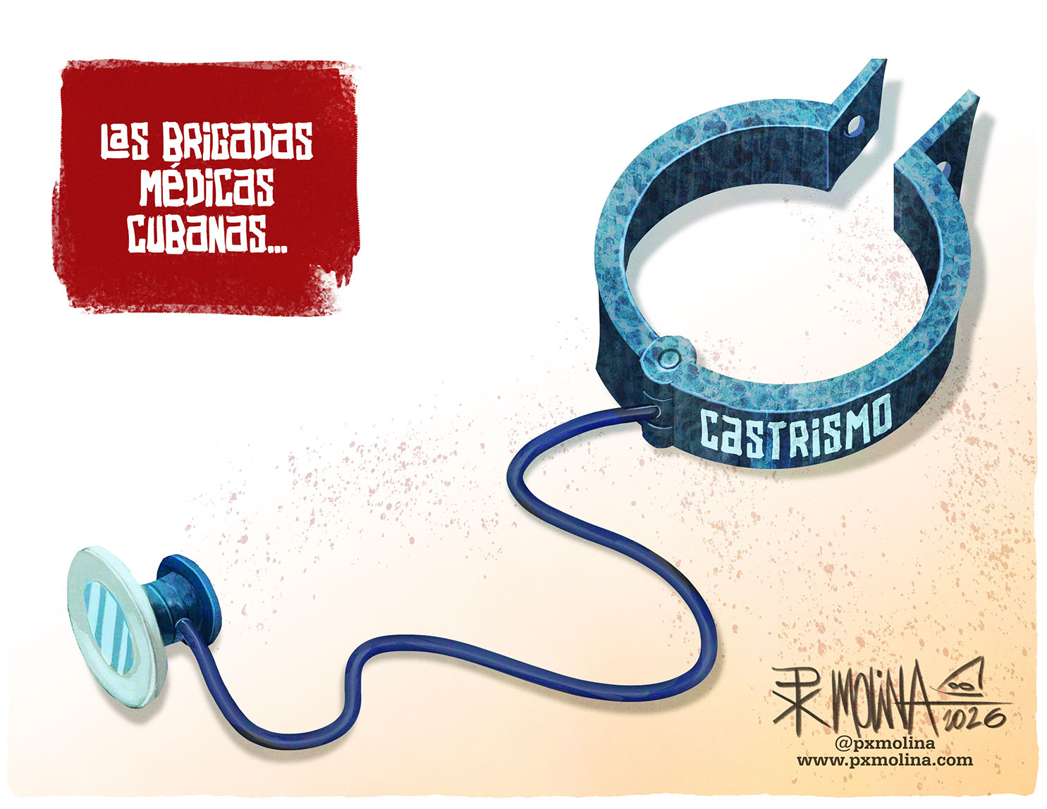 Caricatura del día | Las brigadas médicas cubanas