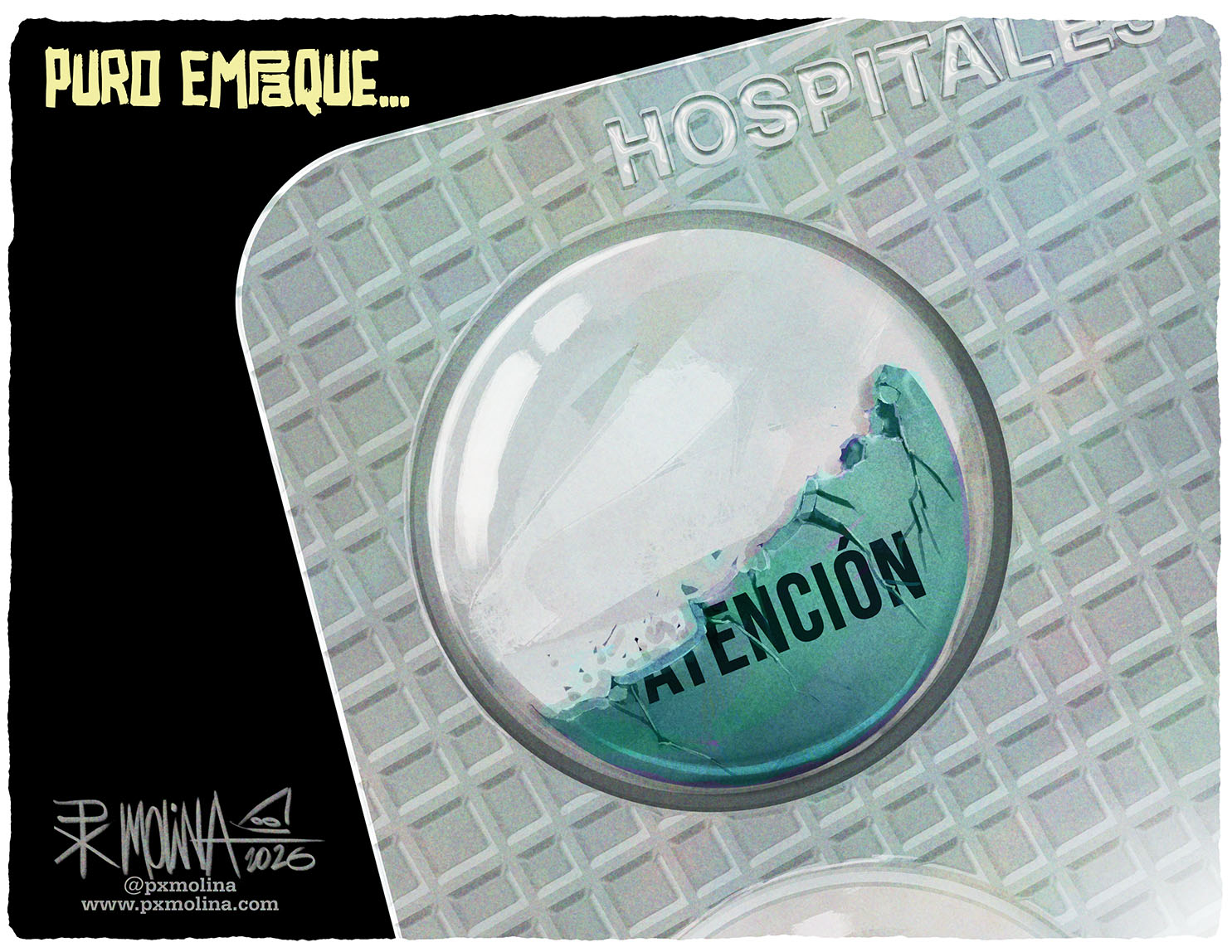 Caricatura Puro empaque