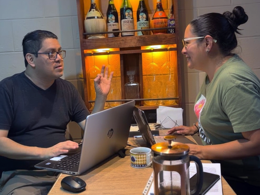 Malcolm Cartagena y Ruth López