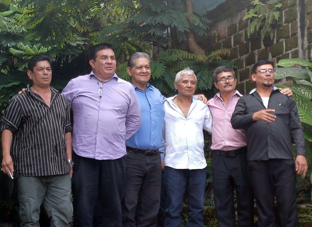 Cinco ambientalistas de Santa Martha.