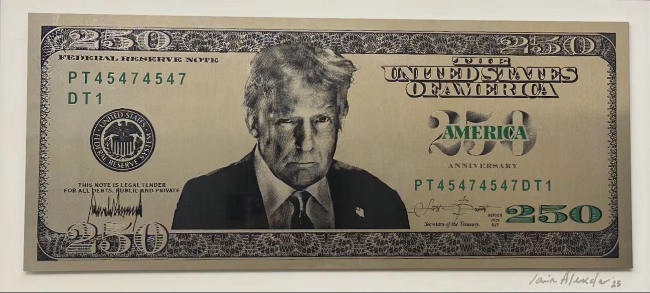 Donald Trump presiona para que se impriman billetes de 250 dólares con su retrato