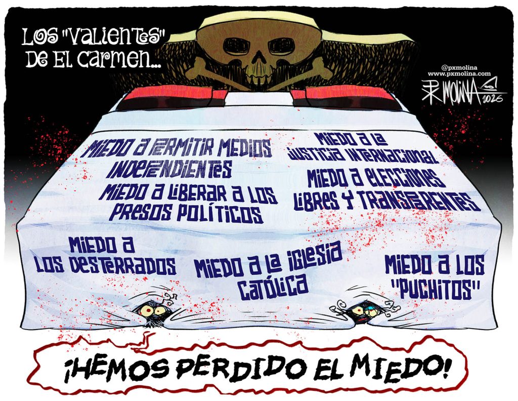 Caricatura Los valientes de El Carmen
