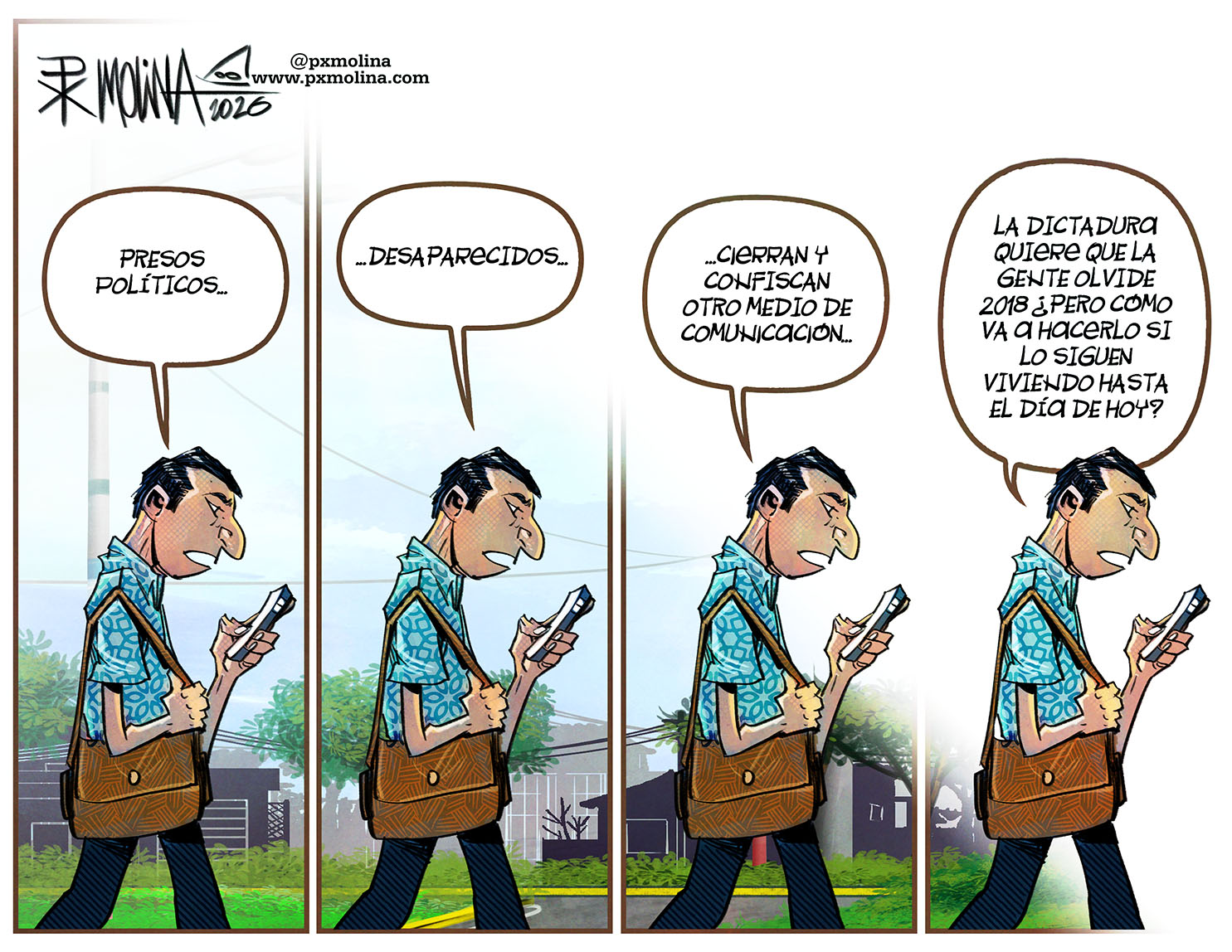 Caricatura Noticias eternas
