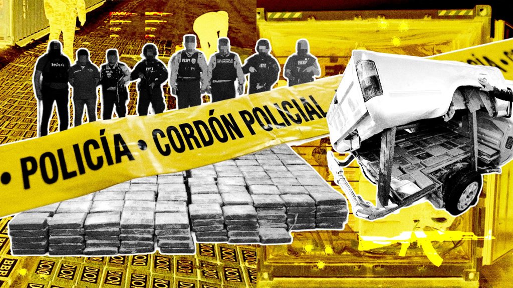 Fotoarte de cocaína incautada de Nicaragua