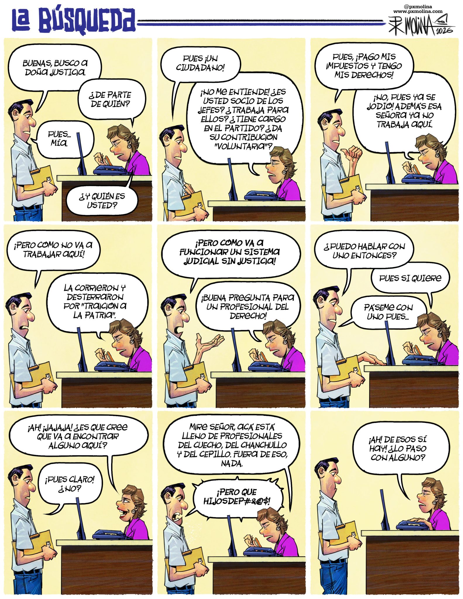 Historieta Semanal La búsqueda