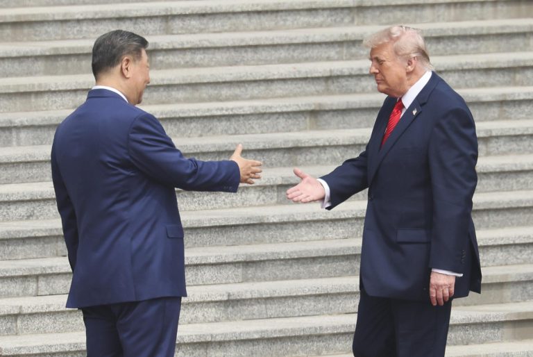 Xi Jinping y Donald Trump.
