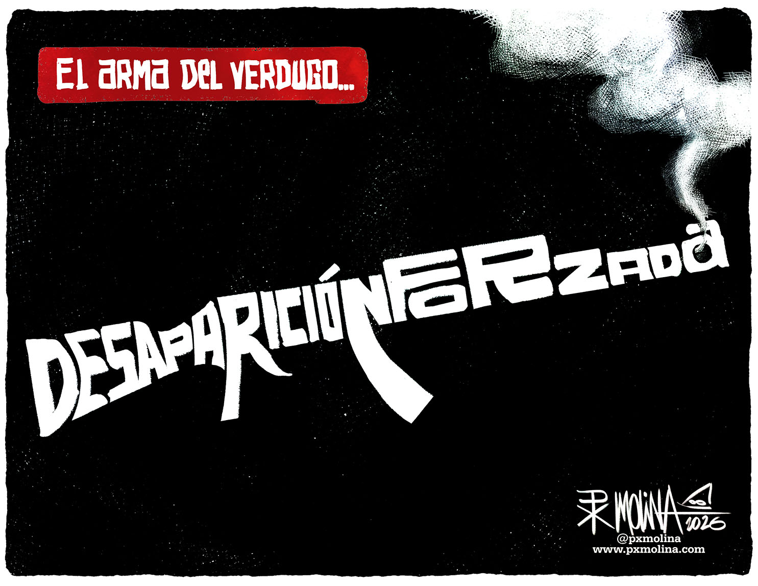 Caricatura El arma del verdugo