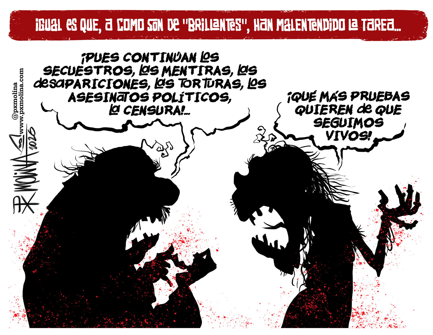 Caricatura del día | Igual y no entienden lo de “prueba de vida”