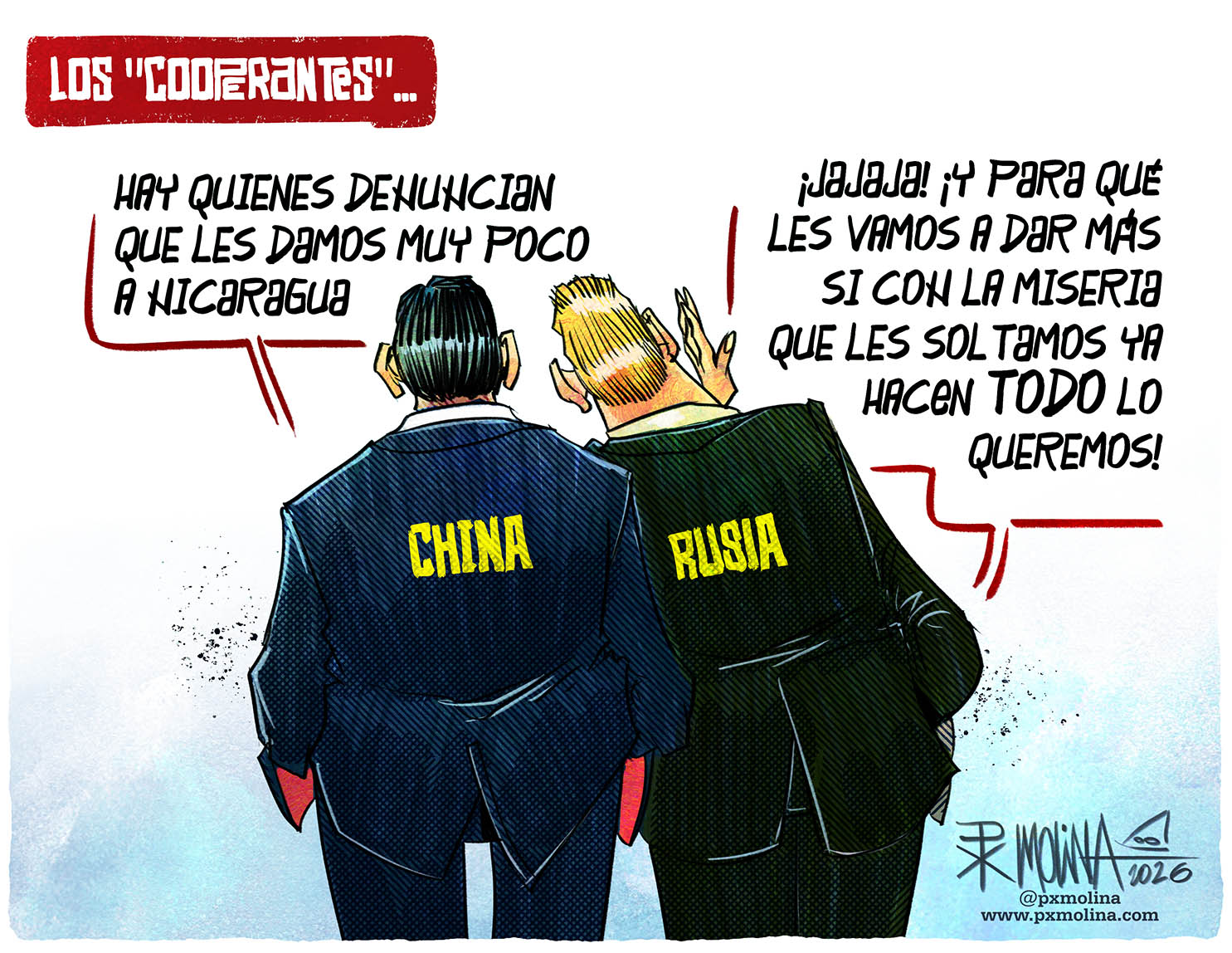 Caricatura del día | Los cooperantes