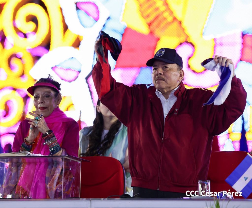 Daniel Ortega el 19 de julio