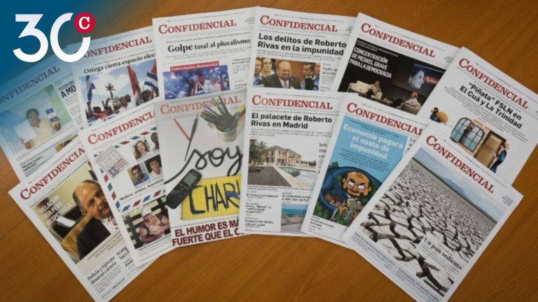 Ediciones de la revista impresa de CONFIDENCIAL