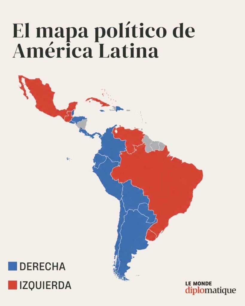 mapa político Le monde diplomatique